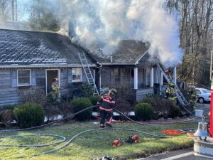 Tuesday morning fire on Fairchance Road